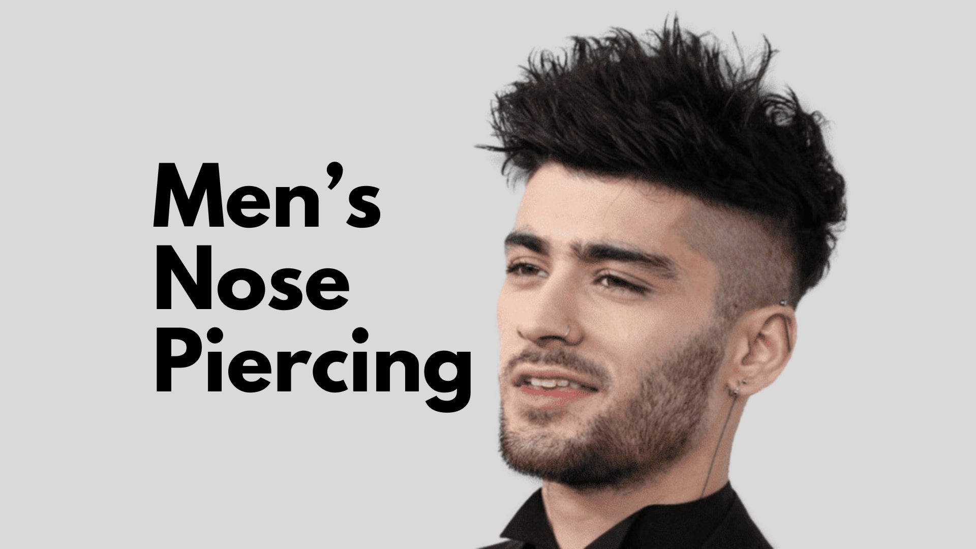 nose piercing for men