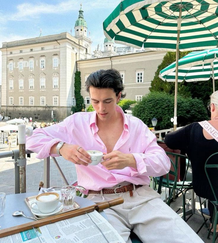 Pink shirt outfits 